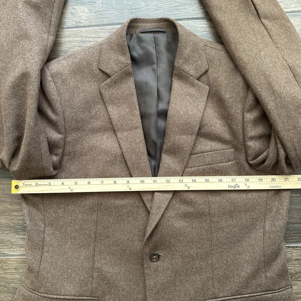 Wills Huckberry Stretch Wool Suit 40S Blazer 34x31 Pants Heather Brown 2 Piece